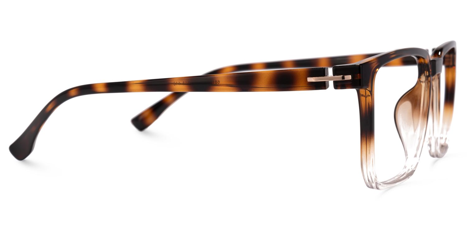 Zavala Braune Quadratische Brille2