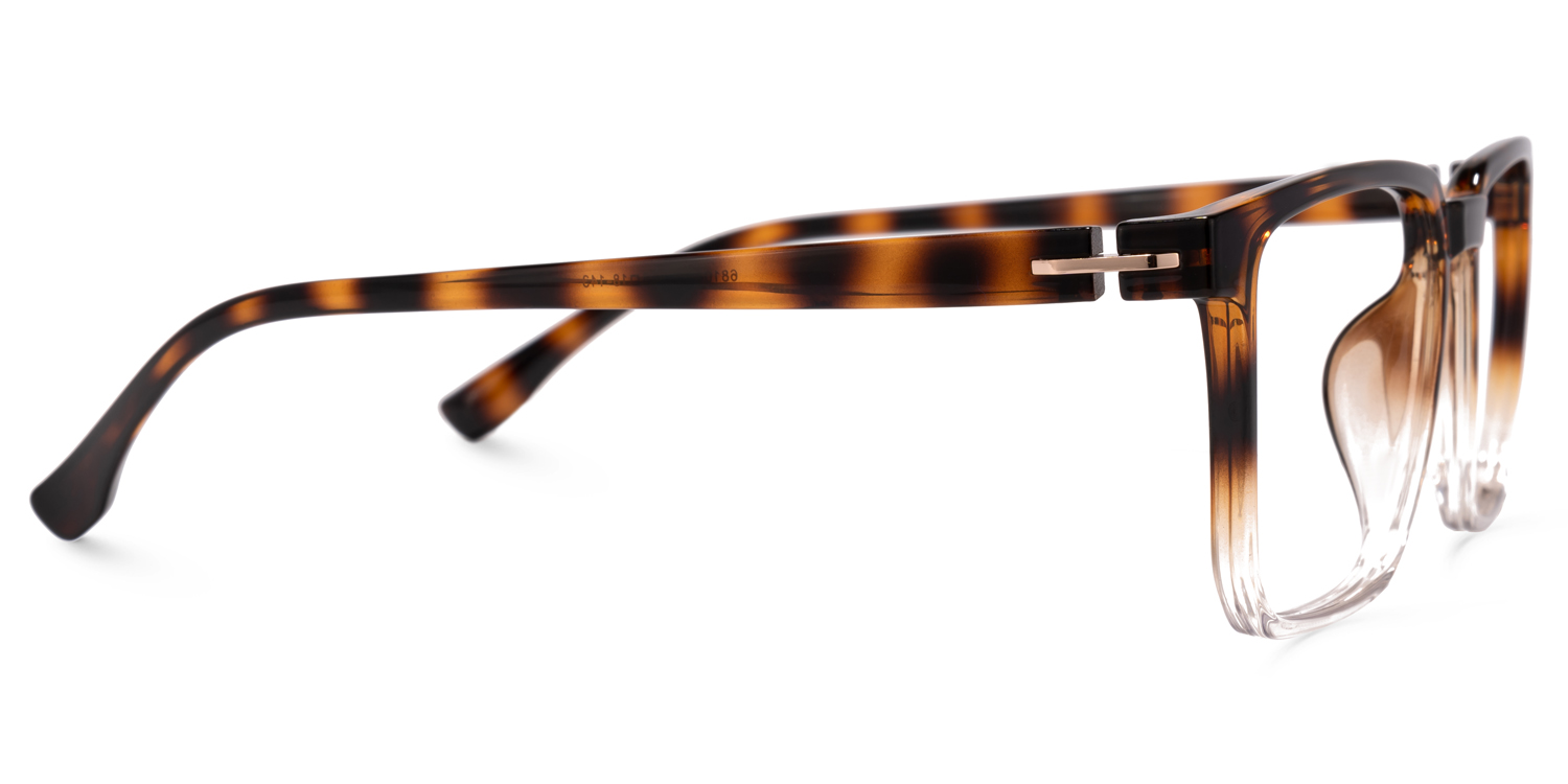 Zavala Braune Quadratische Brille2