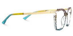 Sidibe Blau-Leo Quadratisch Brille6