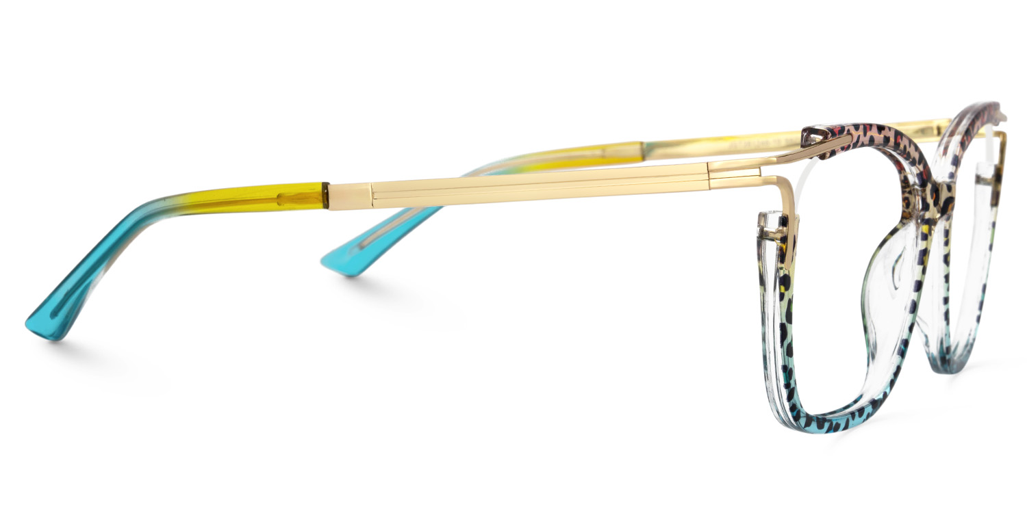 Sidibe Blau-Leo Quadratisch Brille6