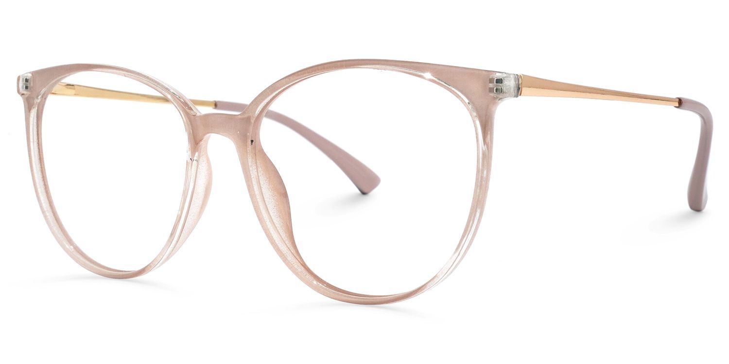 Ablewhite Hellbraun Cateye Brille1