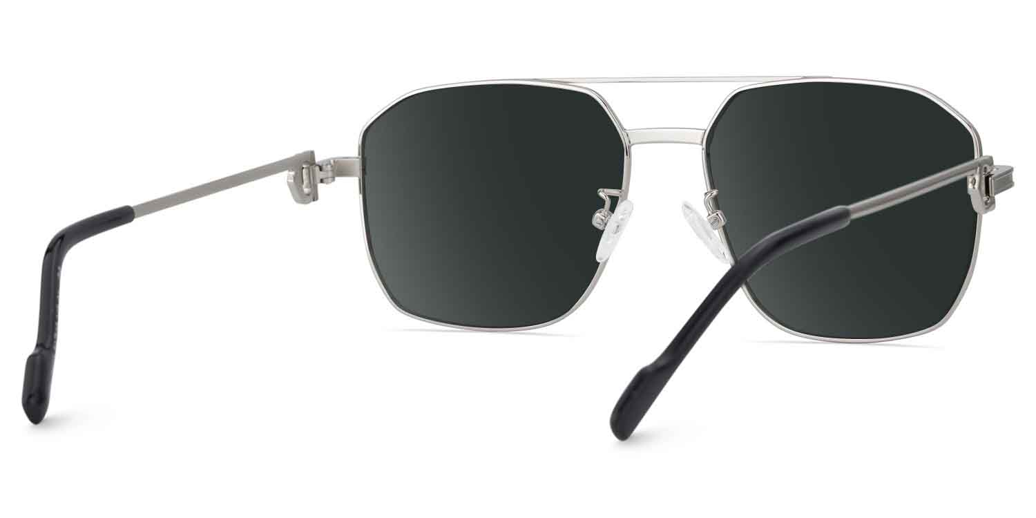 Ludwig Silber Pilot Metall Sonnenbrille4