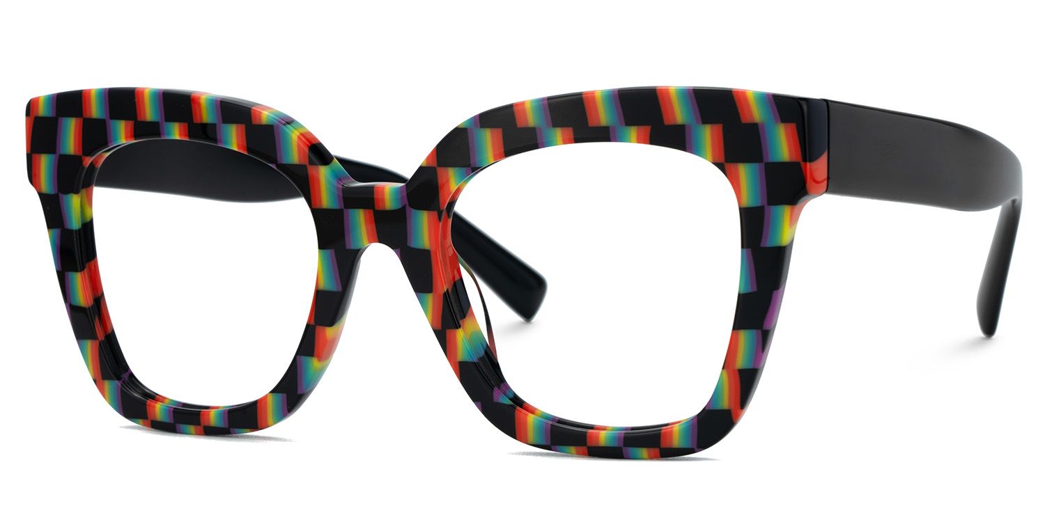 Malcolm Bunt Quadratisch Acetat Brille2