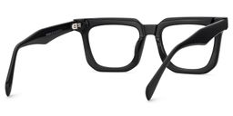 Lukas Schwarz Rechteckig Brille5