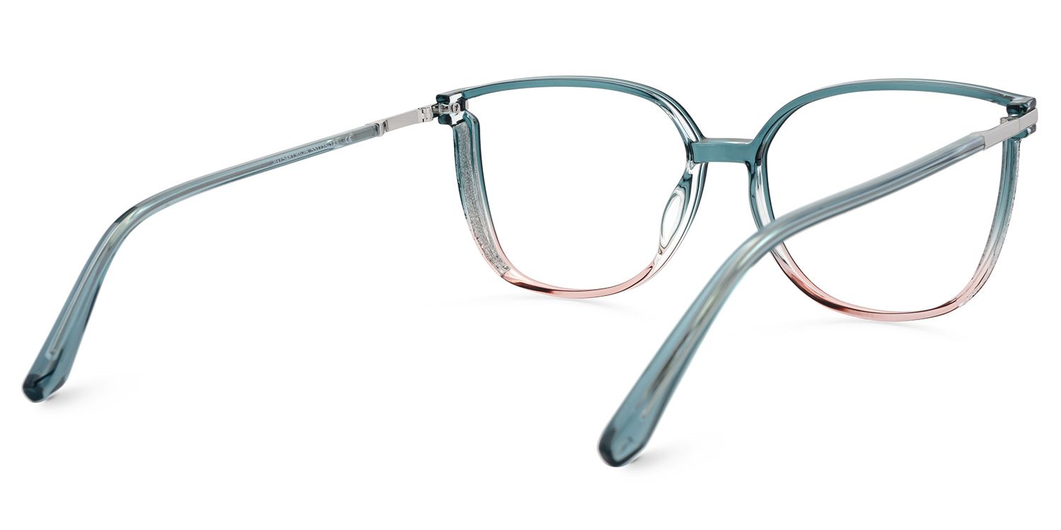 Walden Blau-Rosa Cateye Brille3