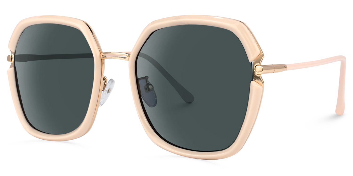 Kanoa Hellrosa Geometrisch Sonnenbrille1