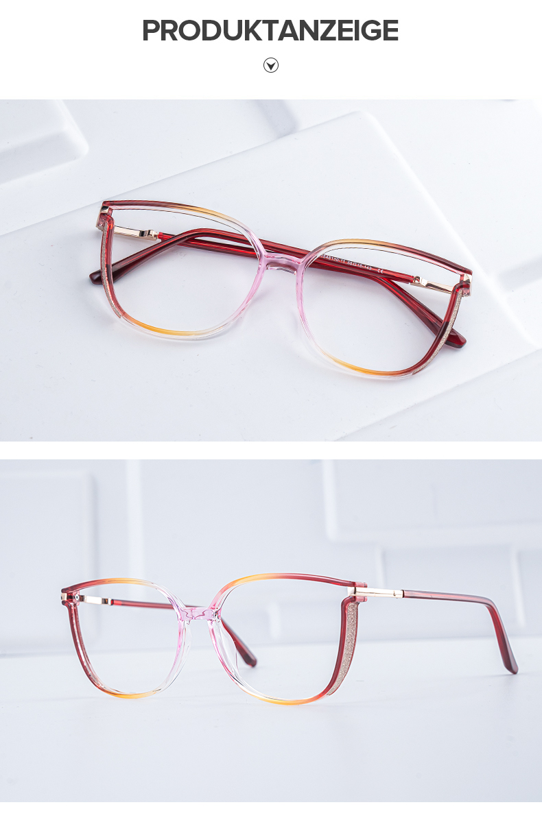 Walden Rot-Gelb Cateye Brille