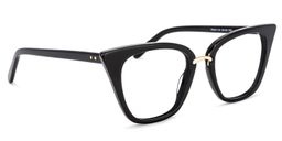 Tallulah Schwarz Cateye Brille2