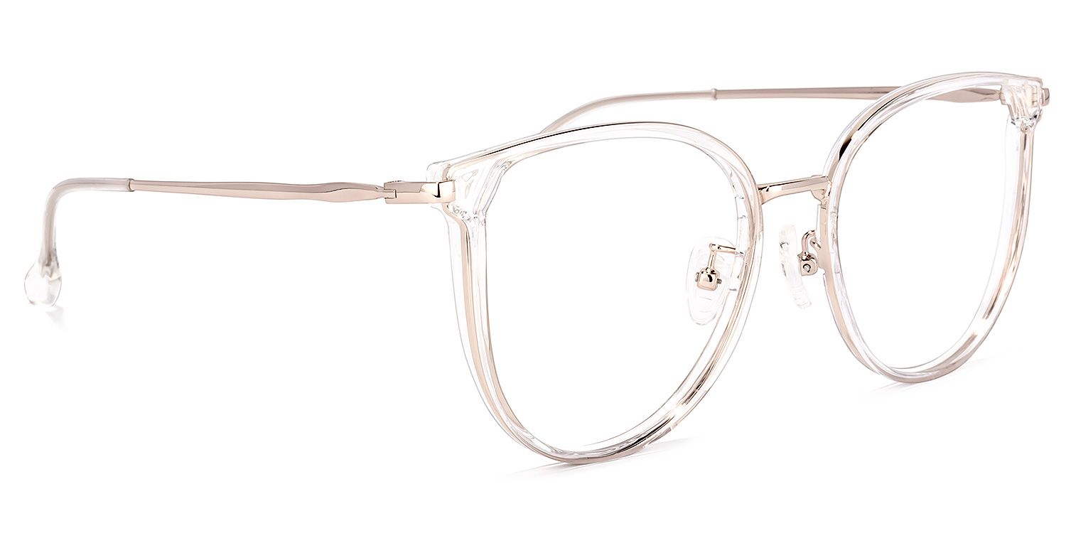 Oakley Gold Klar Rund Brille2