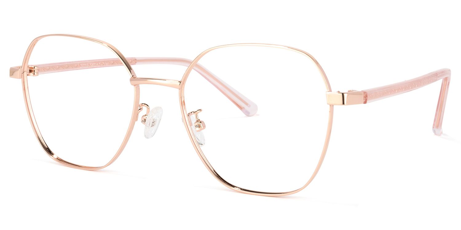 Perry Gold Geometrisch Brille1