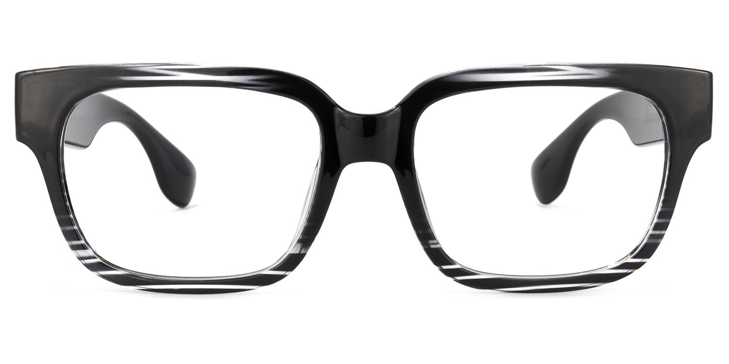 Colin schwarz rechteckige Brille0