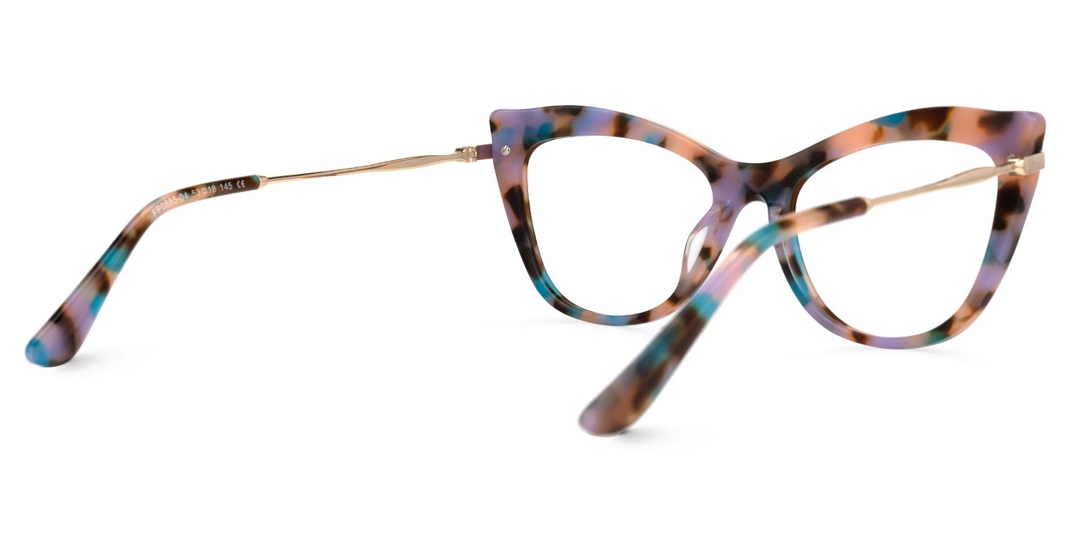 Indira Bunt Cateye Brille2