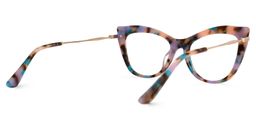 Indira Bunt Cateye Brille2