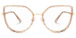 Garrison Gold Schmetterling Brille0