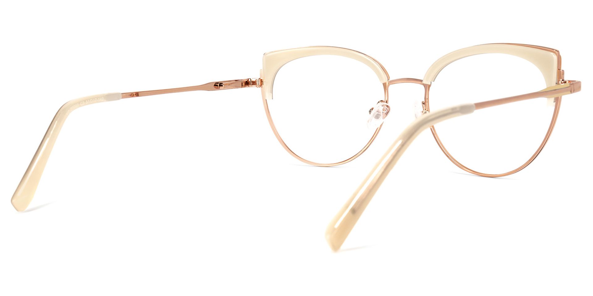 Lorchen Gelb-Gold Cateye Brille4
