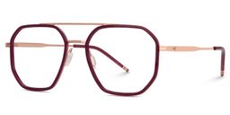 Bethany Rot Pilot Brille1
