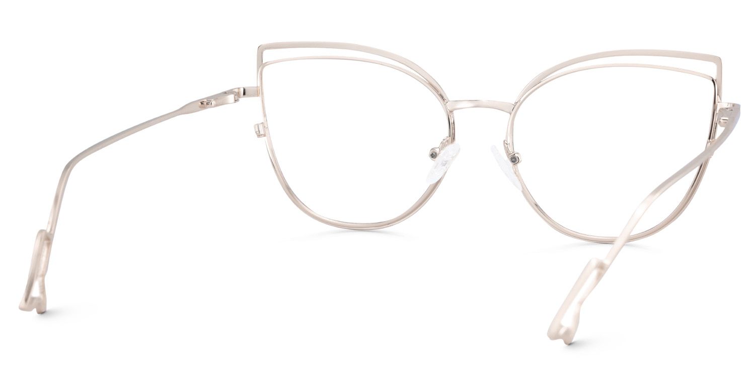 Spivey Rosa-Tortoise Cateye Metall Brille3