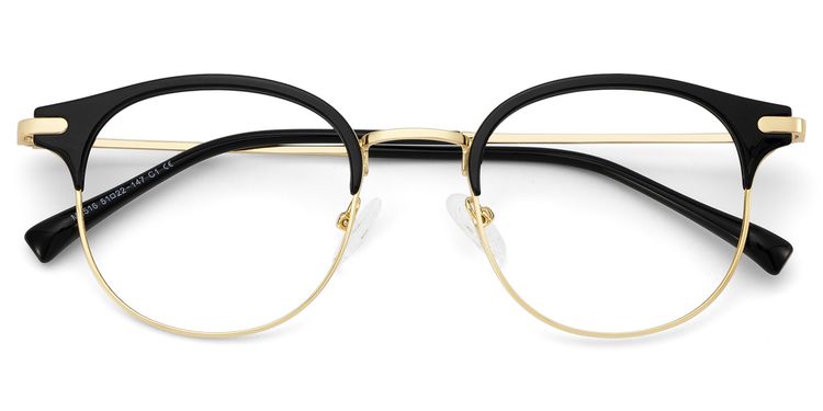 Elke Gold Browline Brille