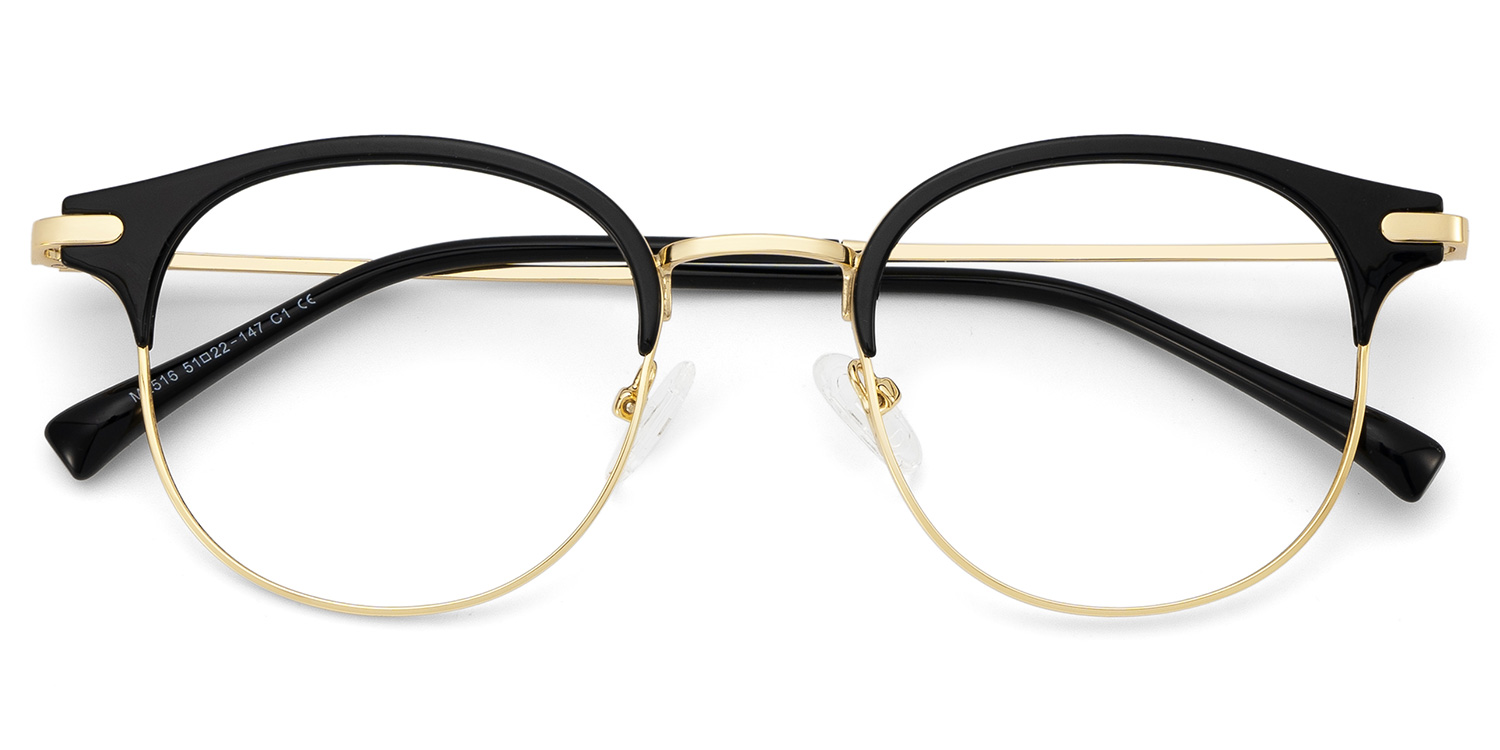 Elke Gold Browline Brille