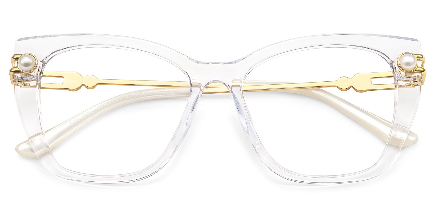 Victor Klar Cateye Gemischte-Materialien Brille1