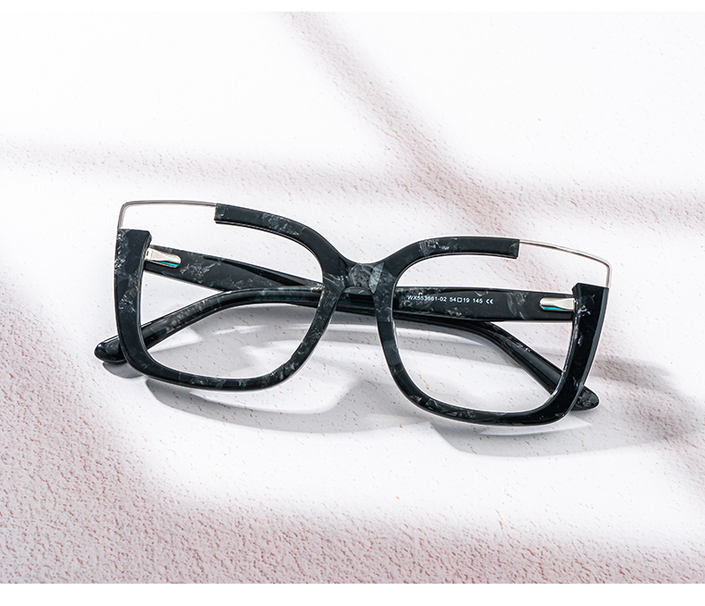 Dortch Schwarz Quadratisch Brille