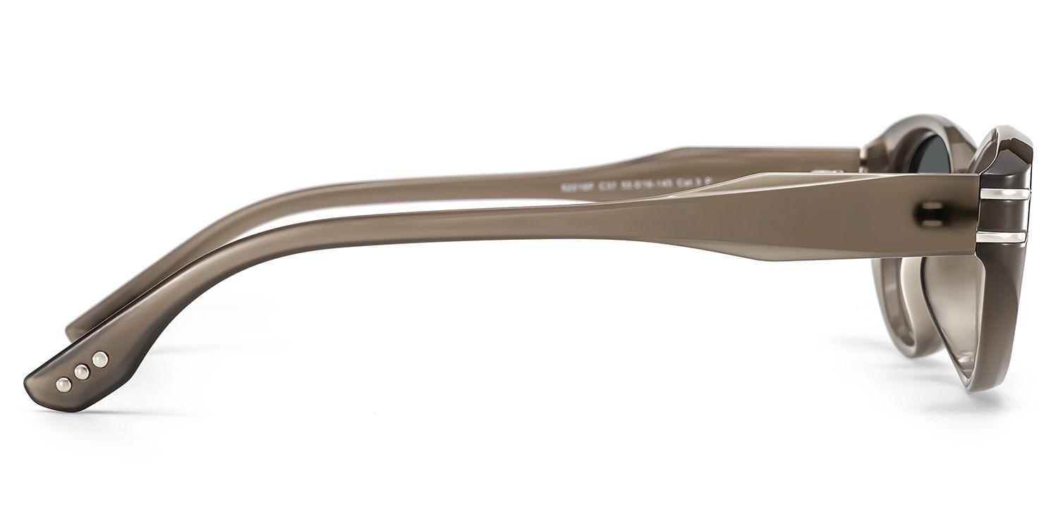 Lina Cat Eye Style in Braun Sonnenbrille | ZEELOOL3