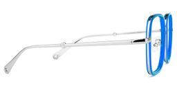 Jace Blau Quadratisch Brille3