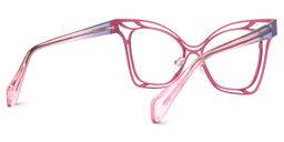 Cini Lila-Rosa Cateye Brille2