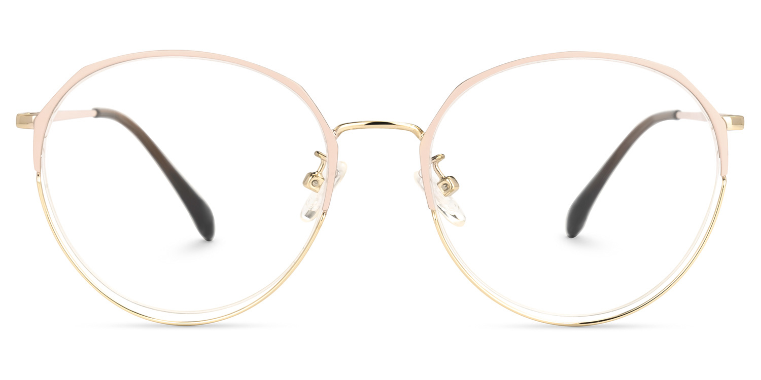 Cian hell Rosa Runde Brille0