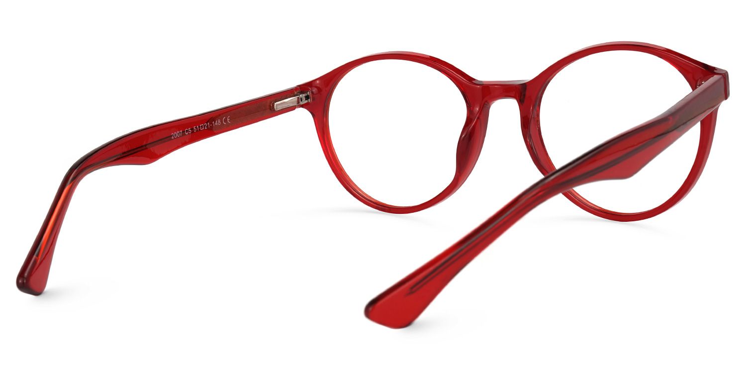 Valary Rote Runde Brille3