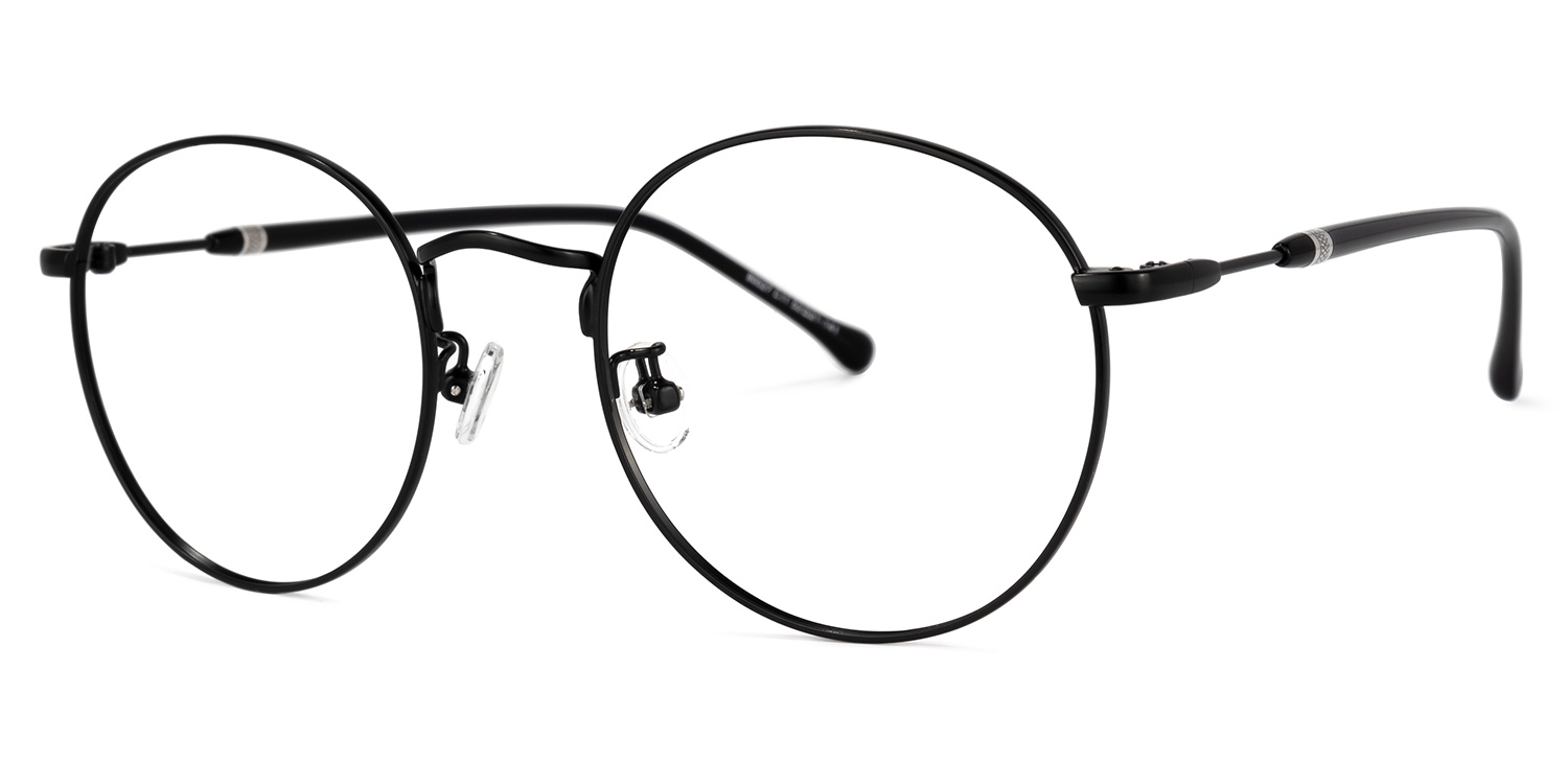 Raghnaid Schwarze Runde Brille1