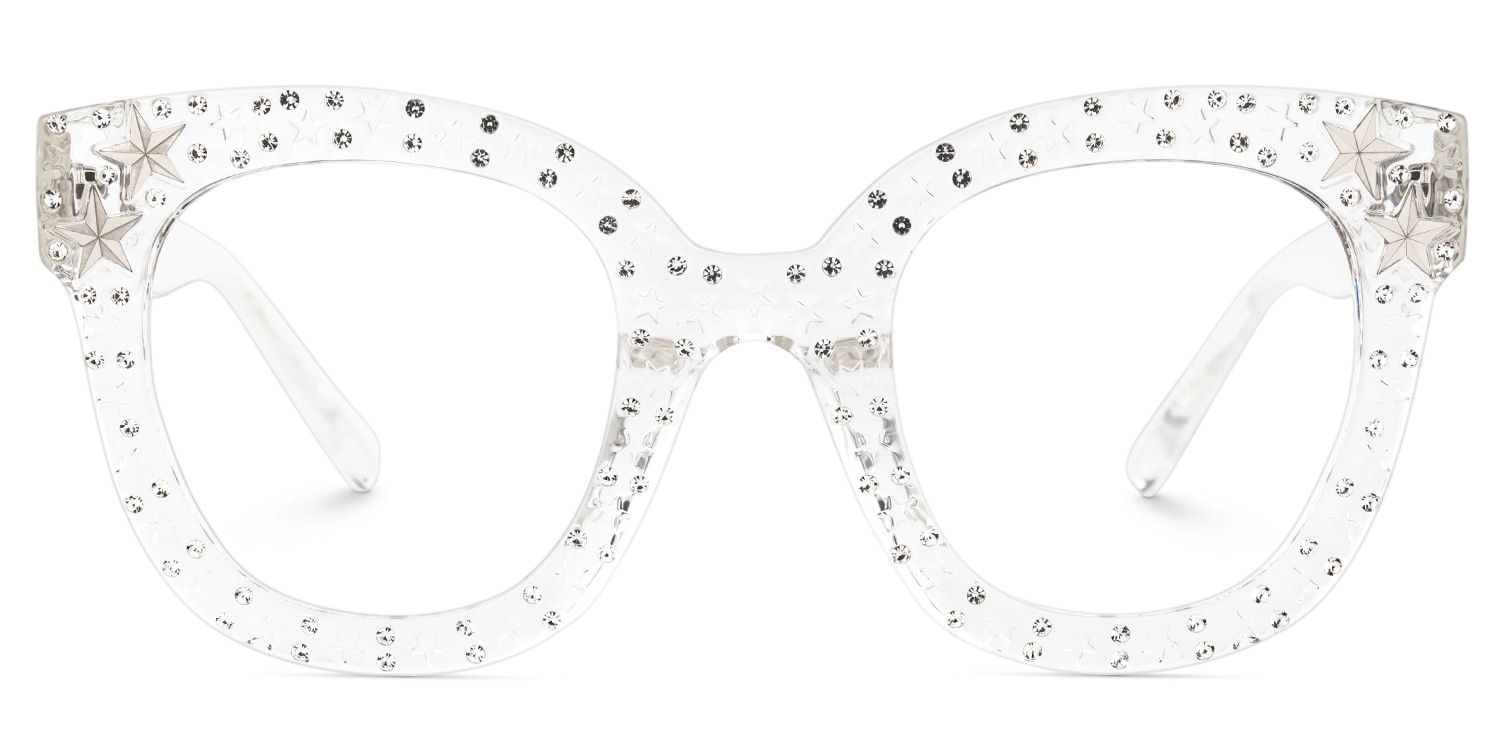 Kahle Klar Cateye Kunststoff Brille2