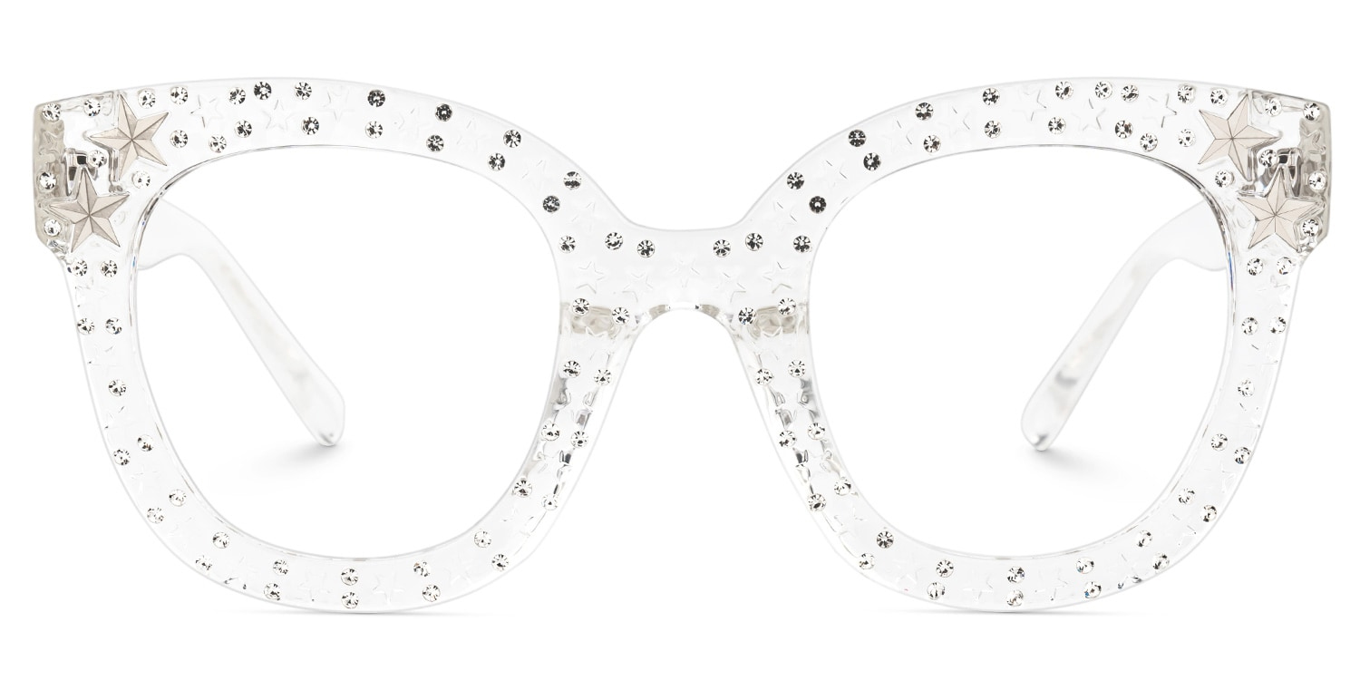 Kahle Kristall Cateye Brille2