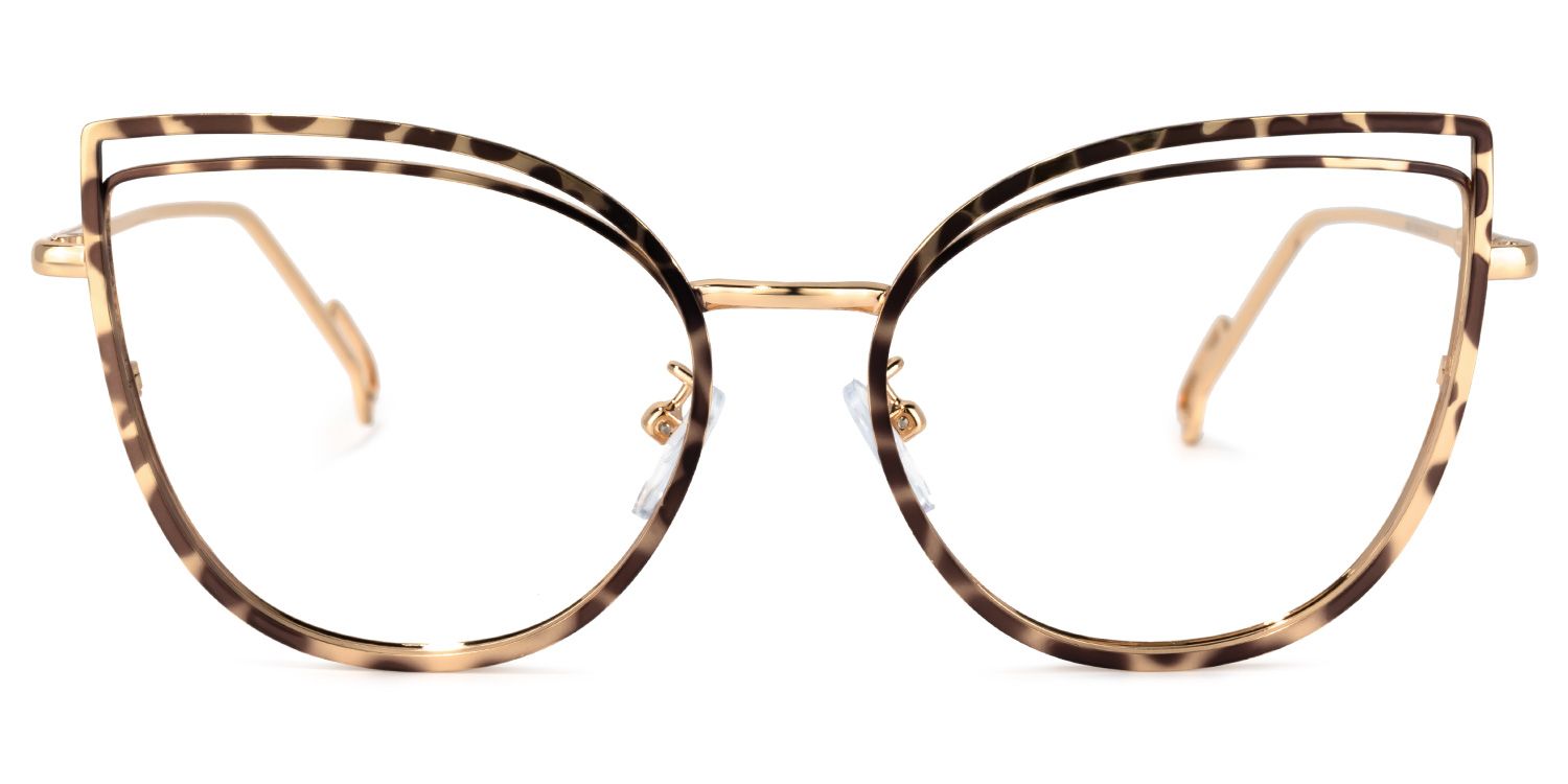 Mable Braune Tortoise Cateye Brille0