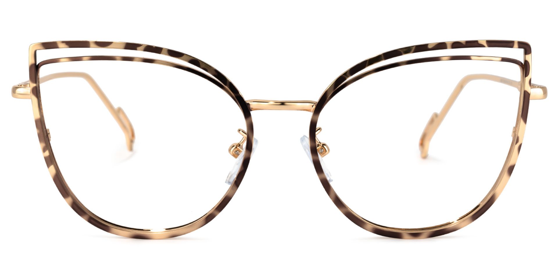 Mable Braune Tortoise Cateye Brille0