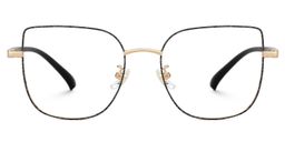 Deanna Schwarz Cateye Brille0