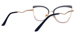Pack Grau-Lila Cateye Brille2