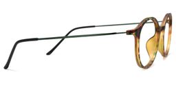 Michelle Blumenmuster-Bunt Oval Brille2