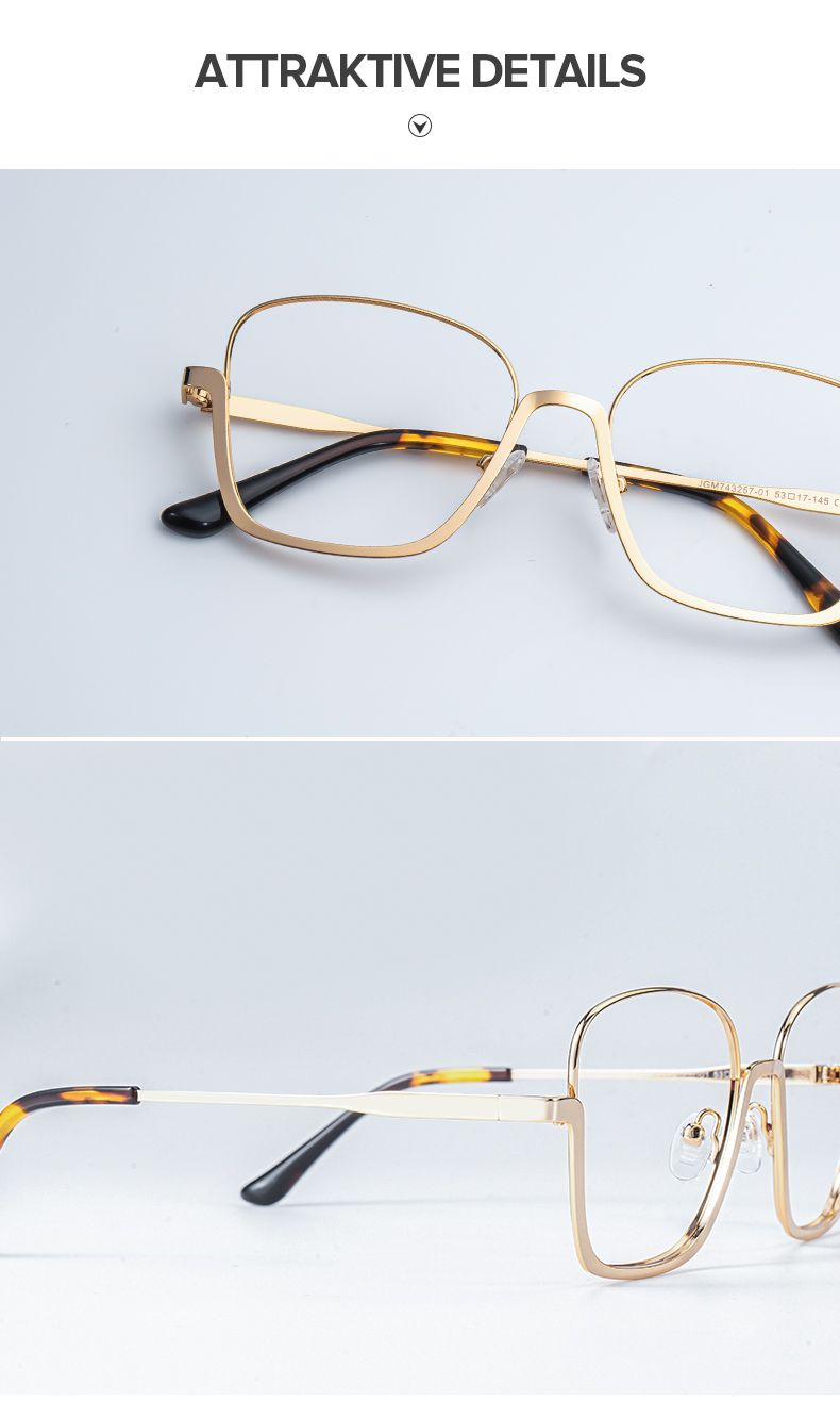 Easter Gold Quadratisch Brille