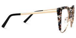 Brewer Schwarz-Tortoise Cateye Brille3