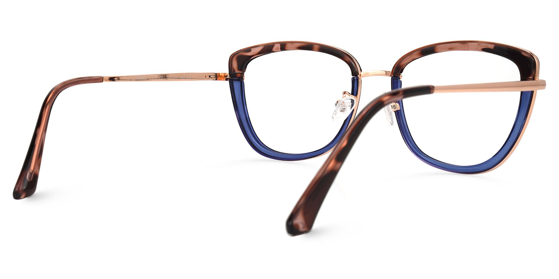 Adriana Blau Rechteckig Brille6