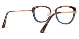 Adriana Blau Rechteckig Brille6