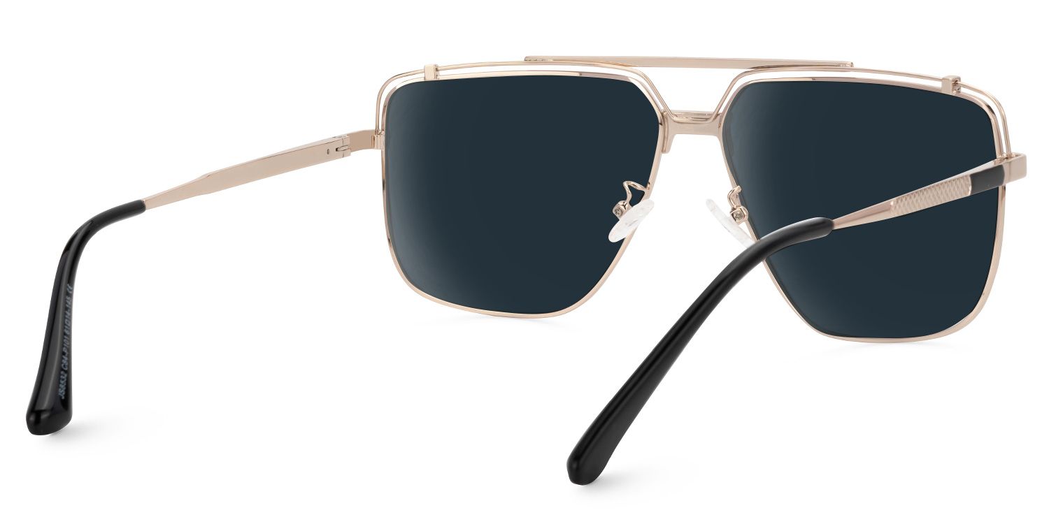 Arellano Gold Aviator Polarisierte Sonnenbrille zum Autofahren | ZEELOOL2