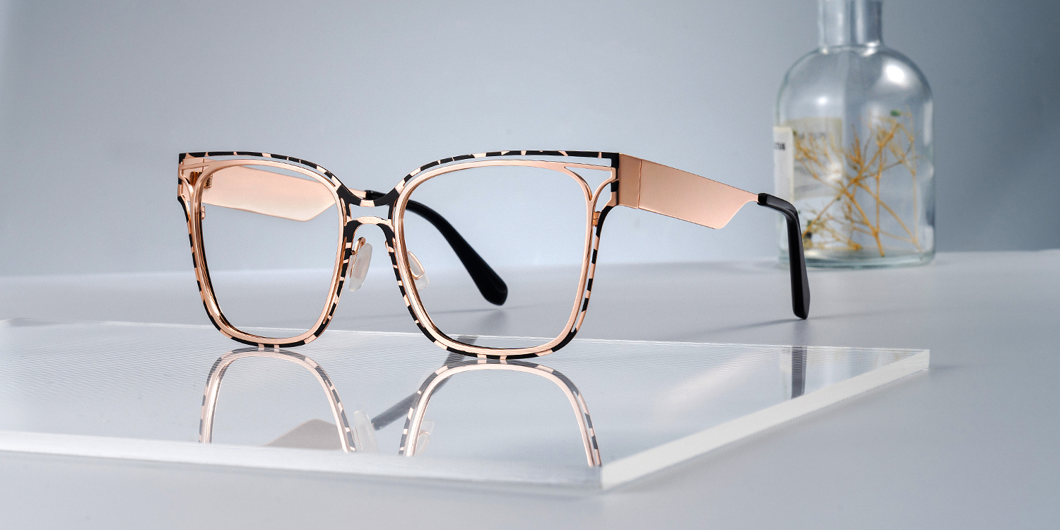 Dacarine Tortoise Quadratisch Brille1