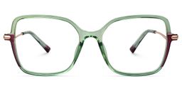 Neema Grün Rechteckig Brille0