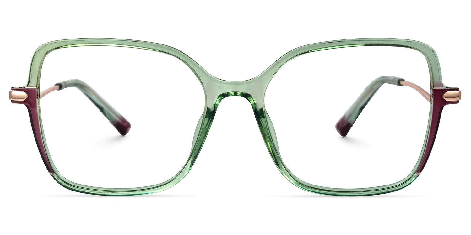 Neema Grün Rechteckig Brille0