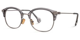 Nahor Grau Browline Brille1