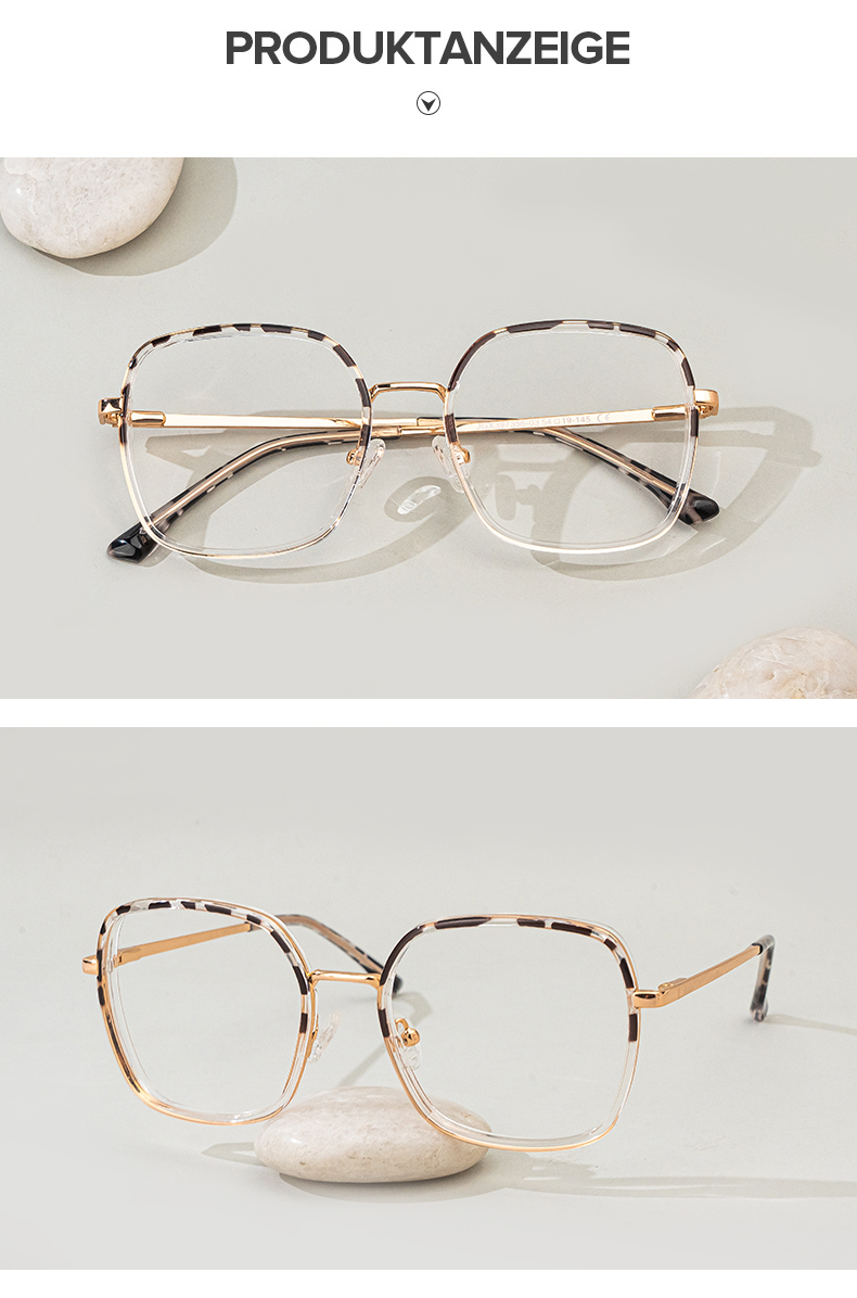 Kelby Schwarz-Tortoise Quadratisch Brille