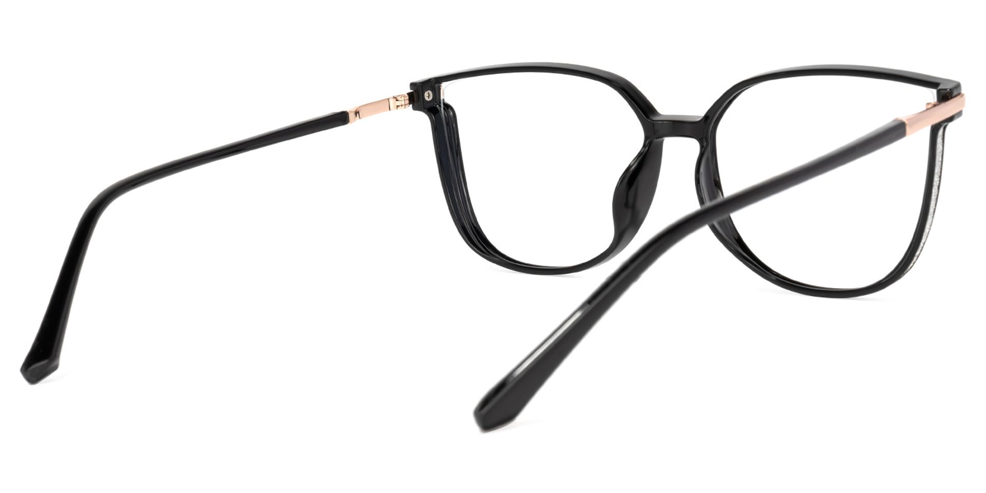 Walden Schwarz Cateye Brille3