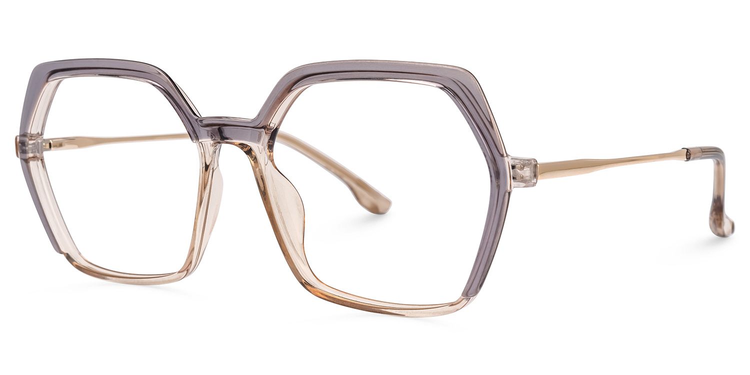 Margot Lila Geometrisch Brille1